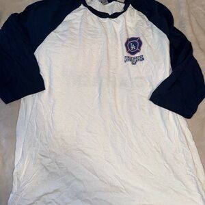 Gildan Long Sleeve White and Black Tees